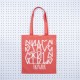 Space Girls Tote Bag Red